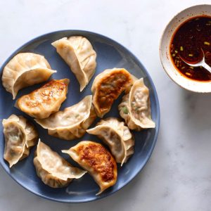 Mandu (Potstickers with pork)